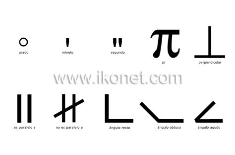 ciencia > símbolos científicos > geometría imagen - Diccionario Visual