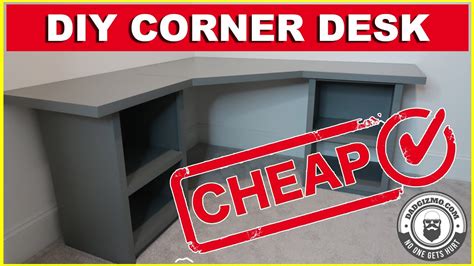 How To Make A Diy Corner Desk On Budget Dad Hack You