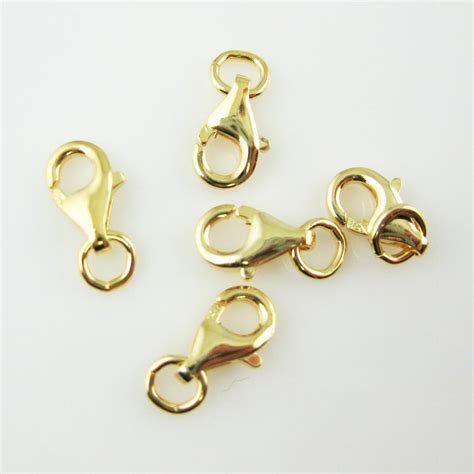 Gold Plated Findings Gold Clasp Vermeil Sterling Silver Clasp