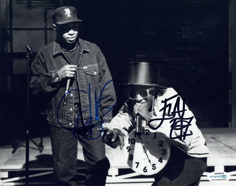 Chuck D Flavor Flav Signed Autographed 8x10 Photo Public Enemy ACOA