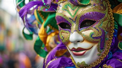 Premium Photo The Dazzling And Colorful Mardi Gras Carnival The Scenery