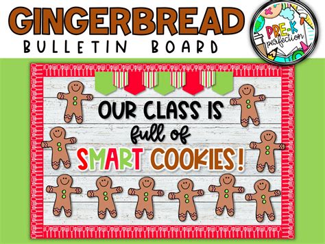 Gingerbread Cookie Bulletin Board | Gingerbread Men Bulletin Board ...