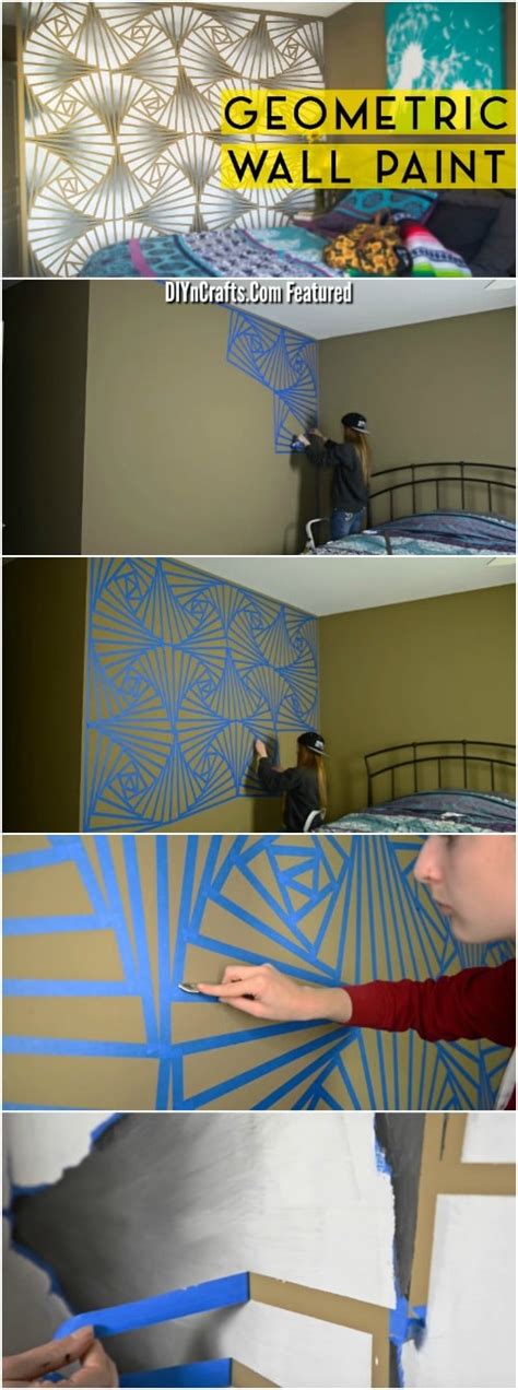 This Beyond Genius DIY Geometric Wall Art Project Will Blow Your Mind ...