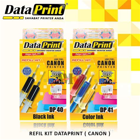 Jual Tinta Suntik Refill Kit Dataprint Printer CANON Black DP40 Color