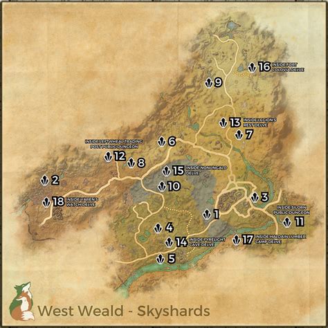 West Weald Skyshard Guide The Gameroom