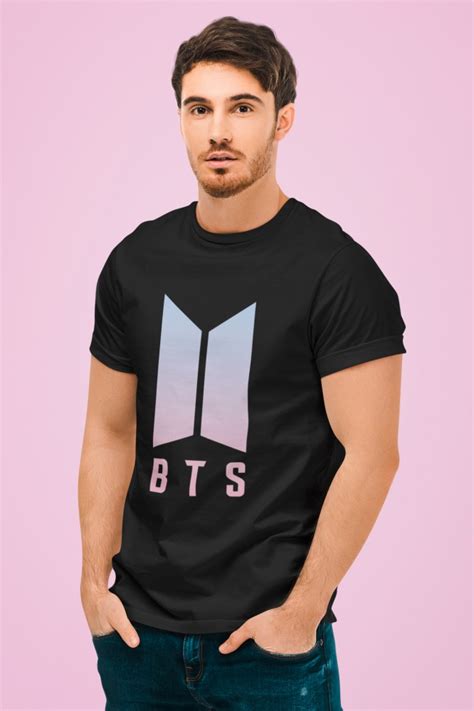 BTS Purple Logo Printed T Shirt Meltmoon