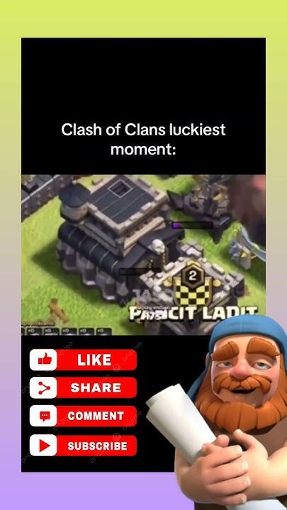 Luckiest Moment In Clash Of Clans Supercellmemes Clashofclans Coc