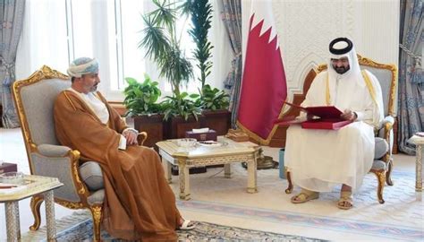 HM The Sultan Sends Written Message To Emir Of Qatar Times Of Oman