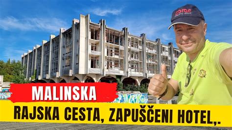 Čudovita Malinska na otoku Krk Rajska cesta zapuščeni hotel Haludovo