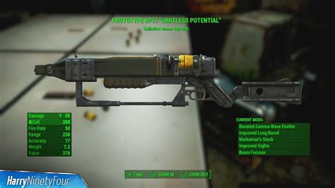 Fallout 4 How To Find Prototype UP77 Unique Weapon Infinite Ammo