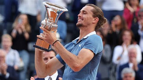 Alexander Zverev Reacts To His Rome Title Atp Tour Tennis