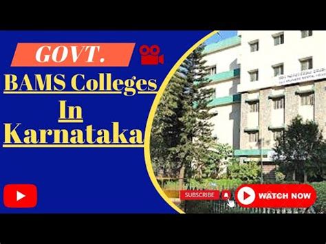 Top Bams Colleges In Karnataka Government Bams Colleges In Karnataka