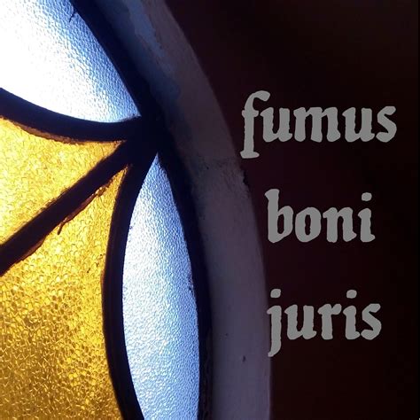 Fumus Boni Iuris 6