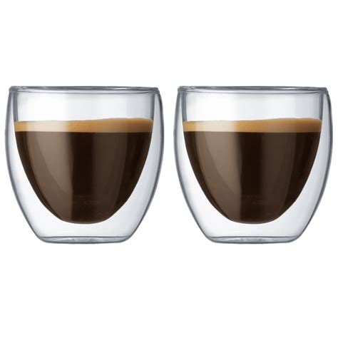 Bodum Pavina Double Walled Glass Set 250ml 2pce Peters Of Kensington