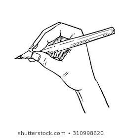 Hand Pencil Stock Vector (Royalty Free) 310998620 | Shutterstock