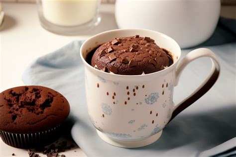 Receita De Bolo De Chocolate Na Caneca Sem Trigo Na Airfryer