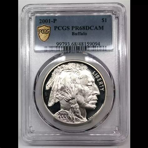 American Buffalo Commemorative Silver Dollar Pcgs Pr Dcam Old