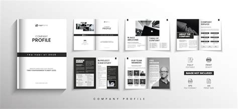 Premium Vector | Company profile cover page template design Company ...