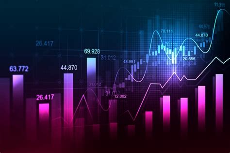 Premium Photo Stock Market Or Forex Trading Graph In Graphic Concept