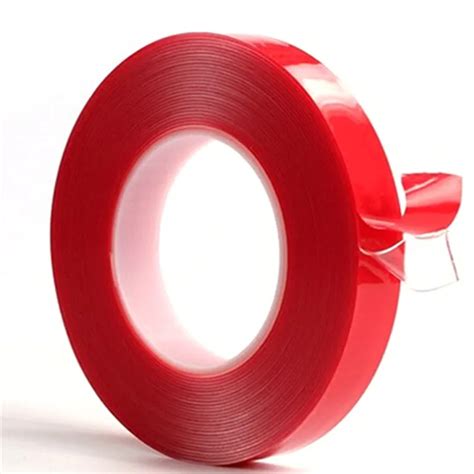 Hot selling 3M red Tape two side tape with 10mm/15mm/20mm/25mm width ...