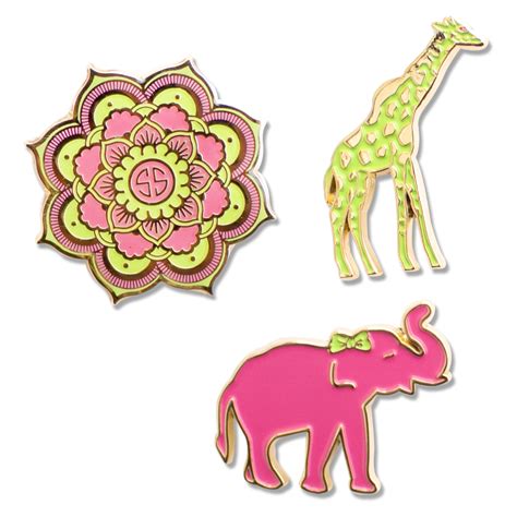 Simply Southern Accessories Mandala Enamel Pins By Simply Southern The