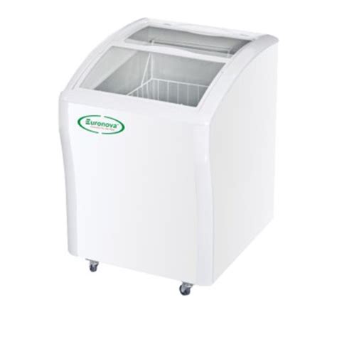 Buy Euronova EGT 150CGCB Curved Glass Top Deep Freezer 150Ltr Online In