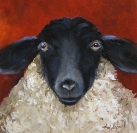 Sheep Sheep Paintings Animal Paintings Black Faced Sheep Black Sheep