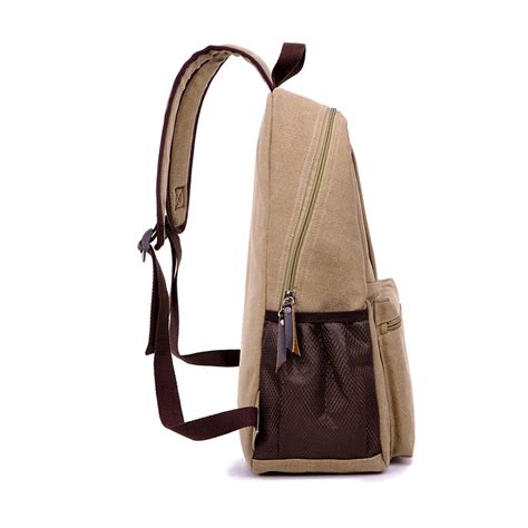 Preppy Stijl Man Canvas Rugzak Travel Schooltas Ma Grandado