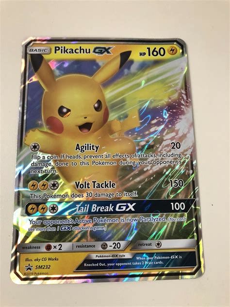 Mavin Pikachu Gx Sm Jumbo Oversized Holo Mint Pokemon Card