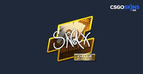 Sticker Snax Foil Atlanta Csgoskins Gg