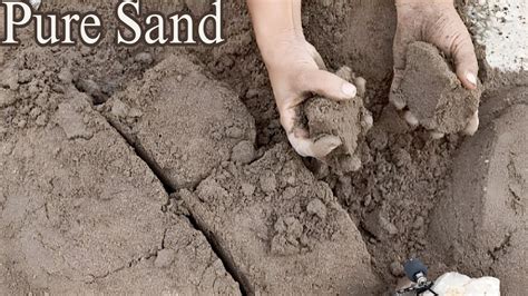 Pure Sand Damp Crumbling On Floor Asmr Analmun Youtube