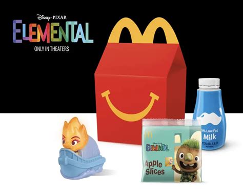 New McDonald's Happy Meal Toys From Pixar's Elemental