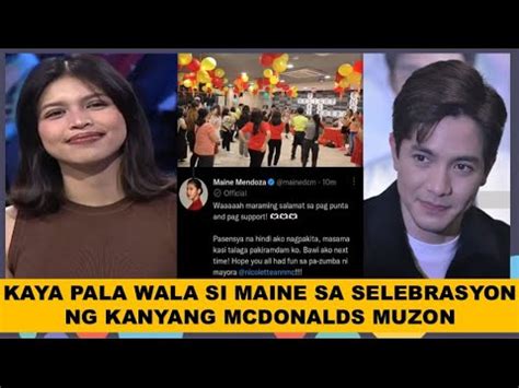 Hala Ito Pala Ang Dahilan Kaya Wala Si Maine Sa Anibersaryo Ng Kanyang