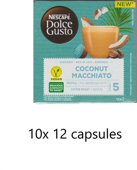 Nescafe Dolce Gusto Coconut Macchiato Vegan Multipak X