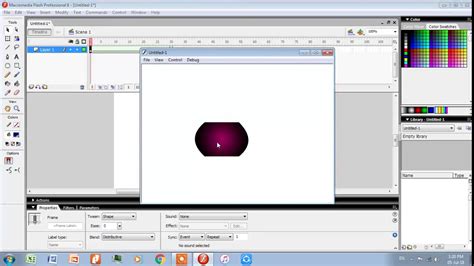 Macromedia Flash Professional 8 Beginners Tutorial PART 2 YouTube