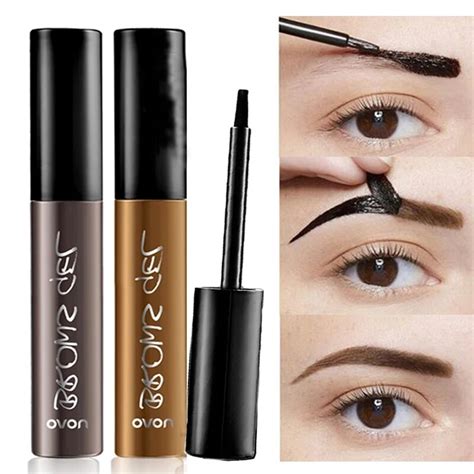 Eyebrow Tattoo Gel Black Brown Liquid Tearing Tattoo Brow Gel Tint Peel