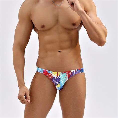 Pastel Flowers Skinny Swim Briefs Versaley