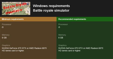 Battle royale simulator System Requirements — Can I Run Battle royale ...