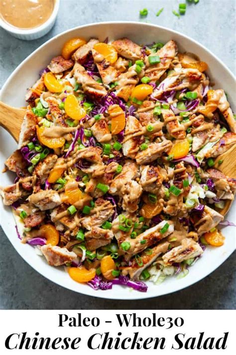 Paleo Chinese Chicken Salad Whole30 The Paleo Running Momma