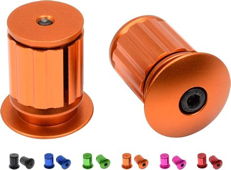 Domain Cycling Handlebar End Plugs Expanding Aluminum