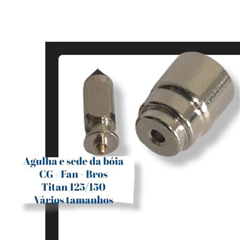 Agulha Sede Boia Carb Cg Titan 125 150 Varias Medidas Shopee Brasil