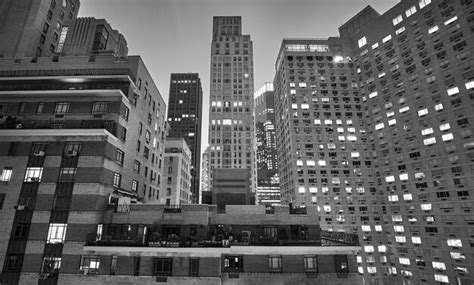 Premium Photo | Midtown new york city buildings at night usa