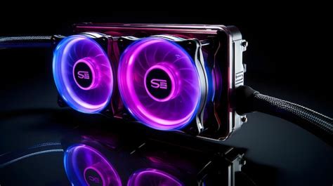 Premium Photo | Sleek and efficient liquid CPU cooler