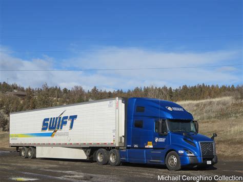 Swift Transportation Volvo Vnl With Reefer Truck A Photo