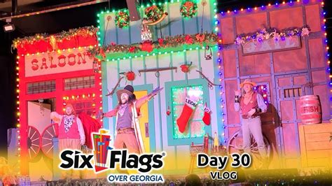 Winter Night At Six Flags Six Flags Over Georgia Day 30 Vlog 46