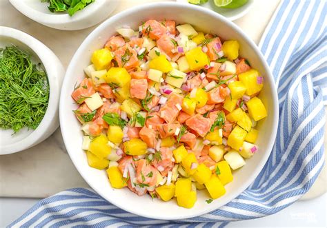 Fish Ceviche With Pineapple Yam Chips Irena Macri 50 Off