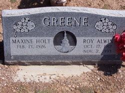 Roy Alwin Greene 1912 1993 Memorial Find A Grave