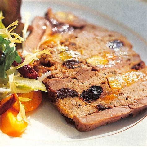 Duck Terrine With Apple Apricot And Brandy Recipe Duck Terrine