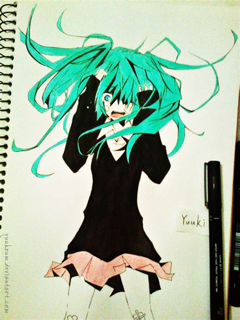 Hatsune Miku - Rolling Girl by yuukoum on deviantART