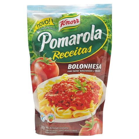 Molho de Tomate Pomarola Receitas Bolonhesa Sachê 300 g Mega Box